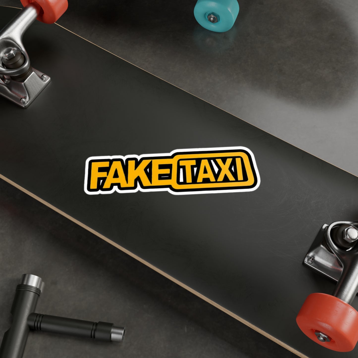 Fake Taxi Kiss-Cut Vinyl Decals