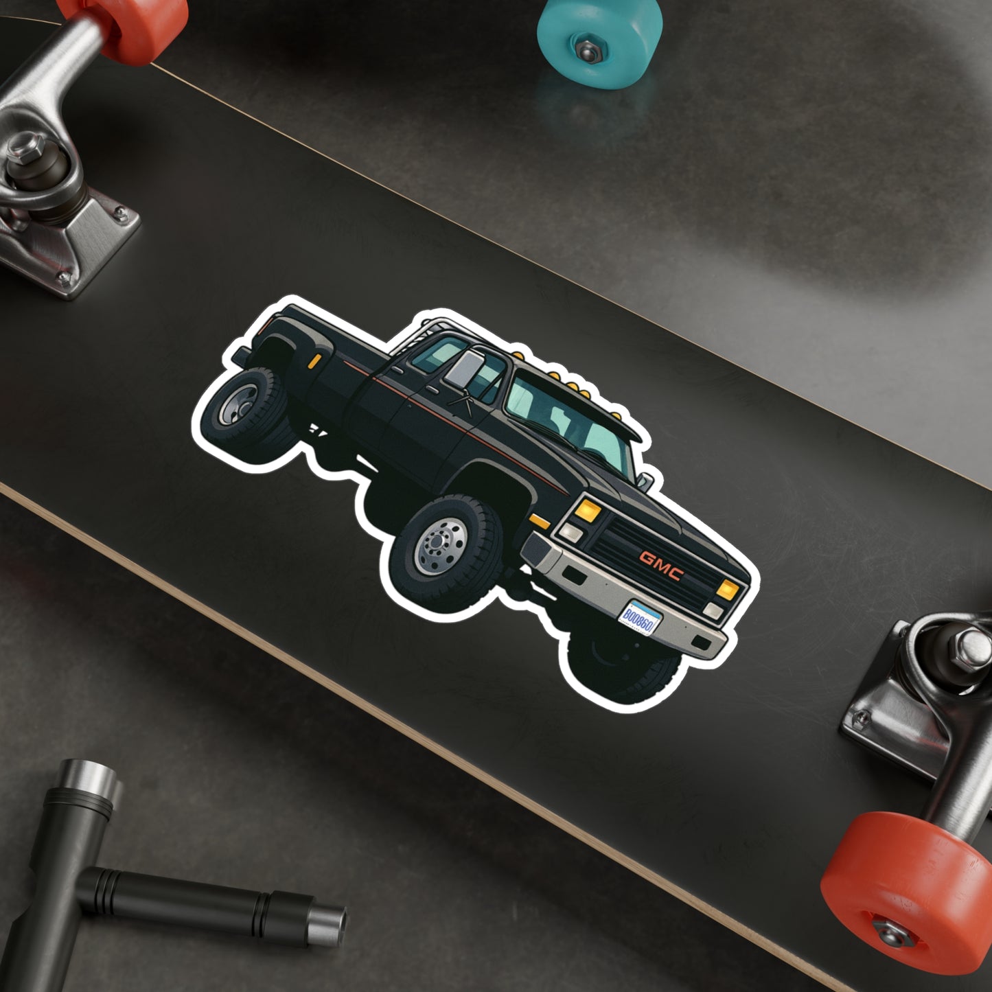 D Mathews Front Kiss-Cut Vinyl Decals