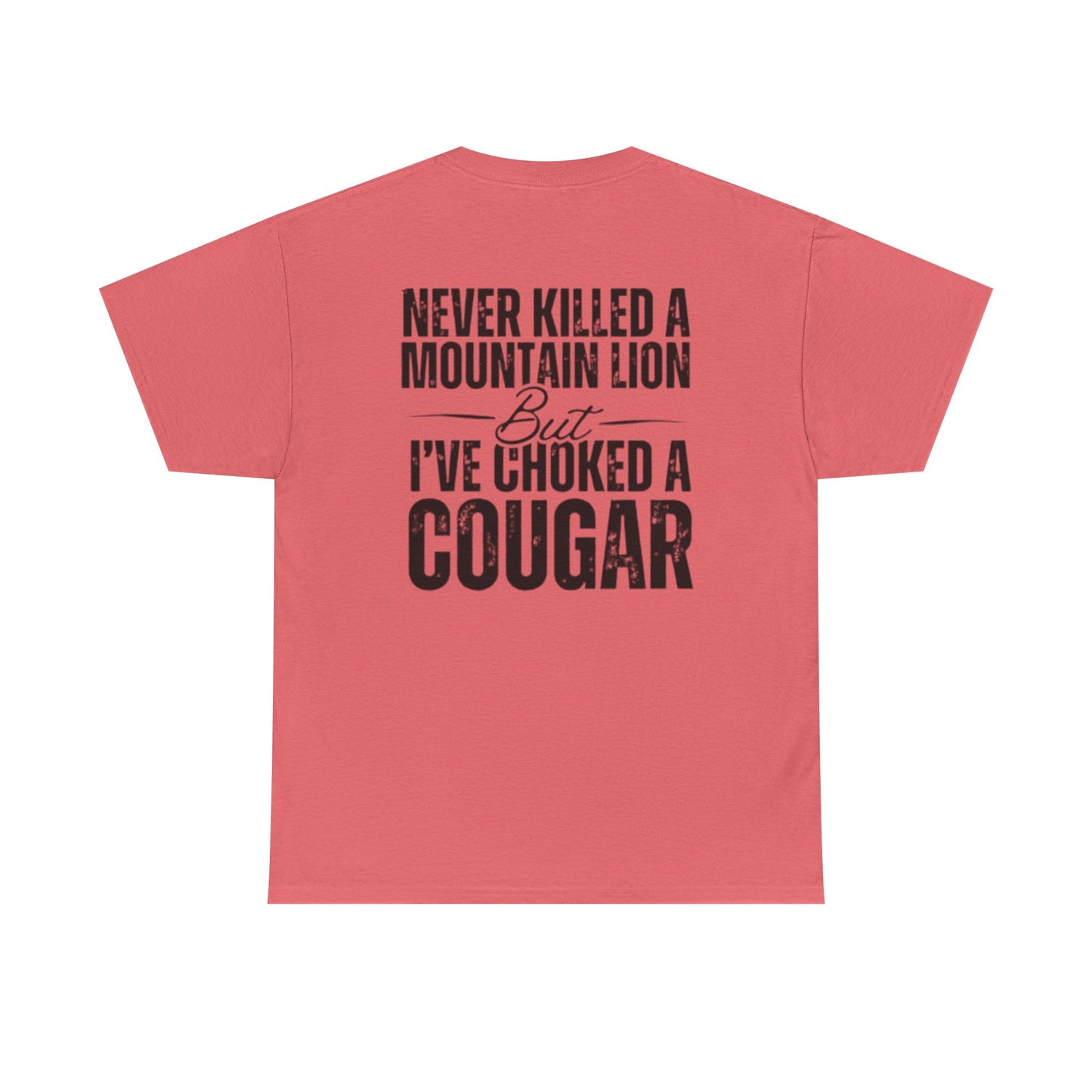 Choked A Cougar Unisex Heavy Cotton Tee