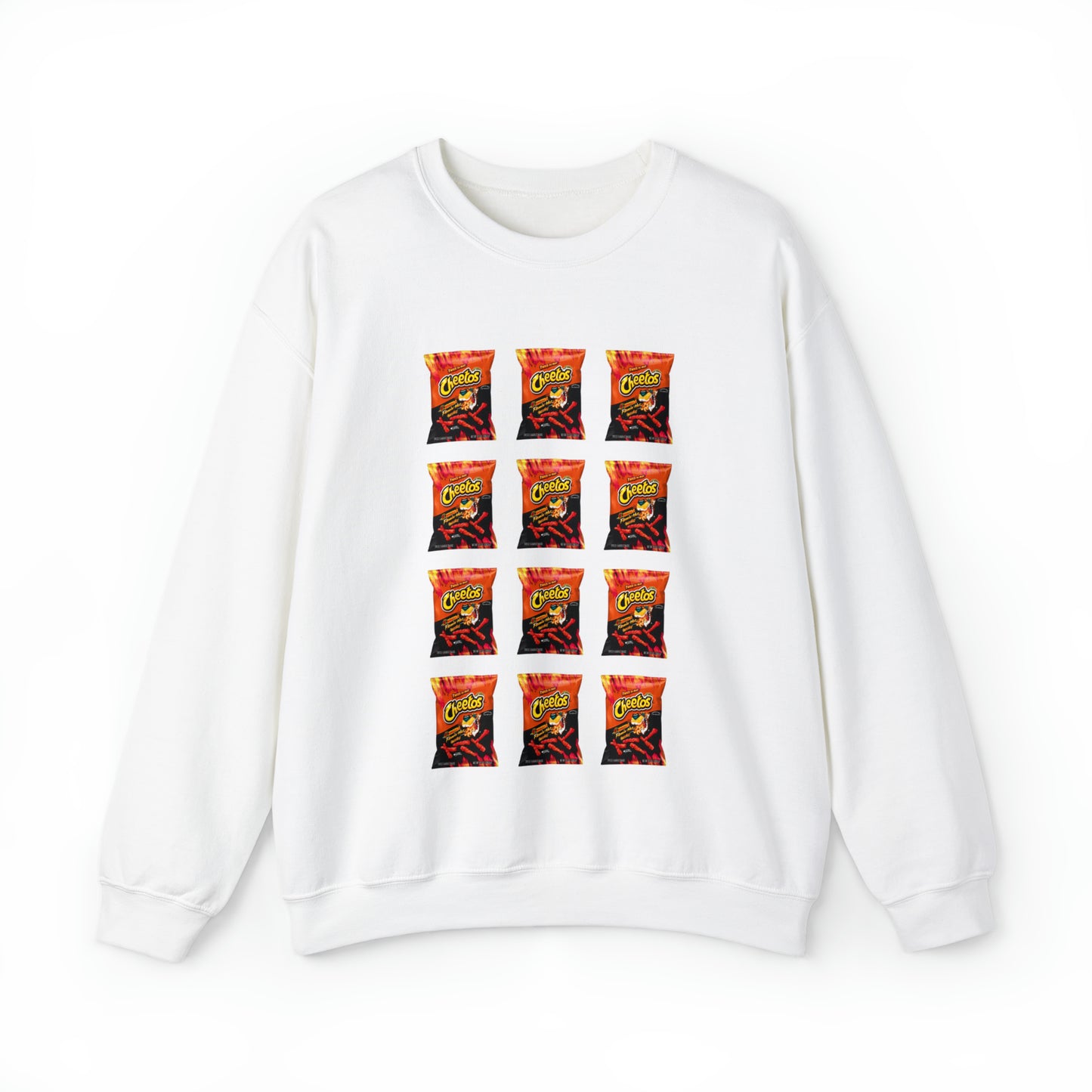 Xtra Flamin' Hot Cheetos Sweatshirt Unisex Heavy Blend™ Crewneck Sweatshirt
