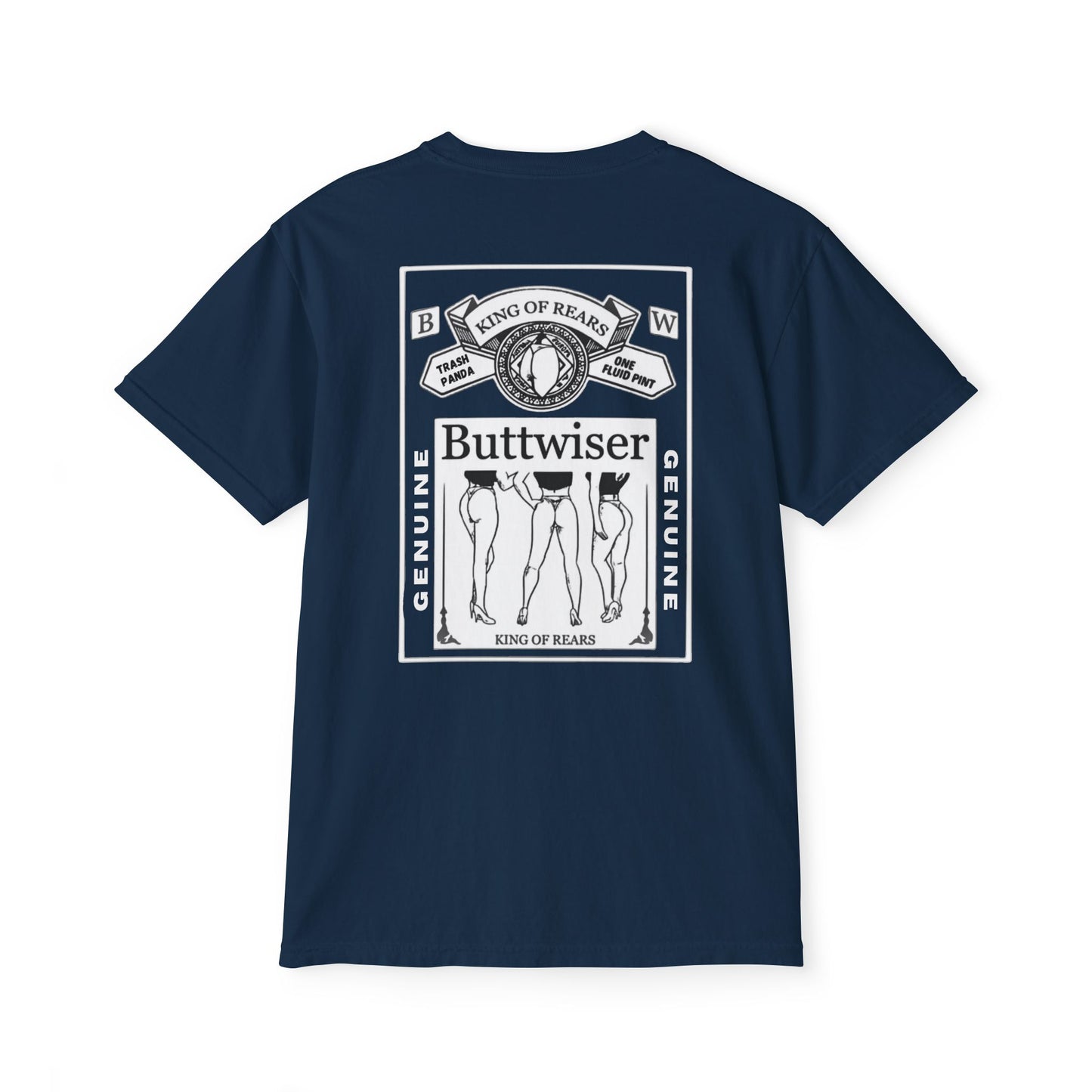 Buttwiser Unisex Garment-Dyed Pocket T-Shirt