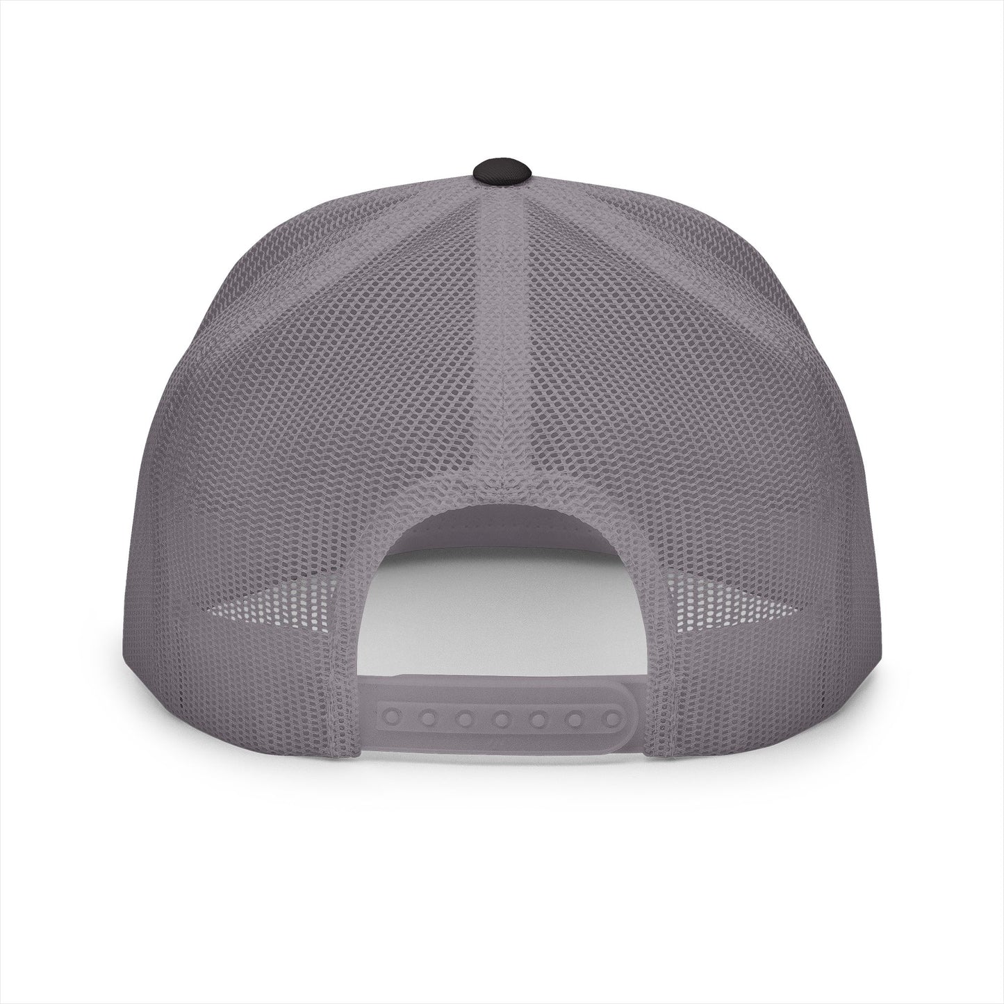 Cat Girl Embroidered 5 Panel Trucker Cap