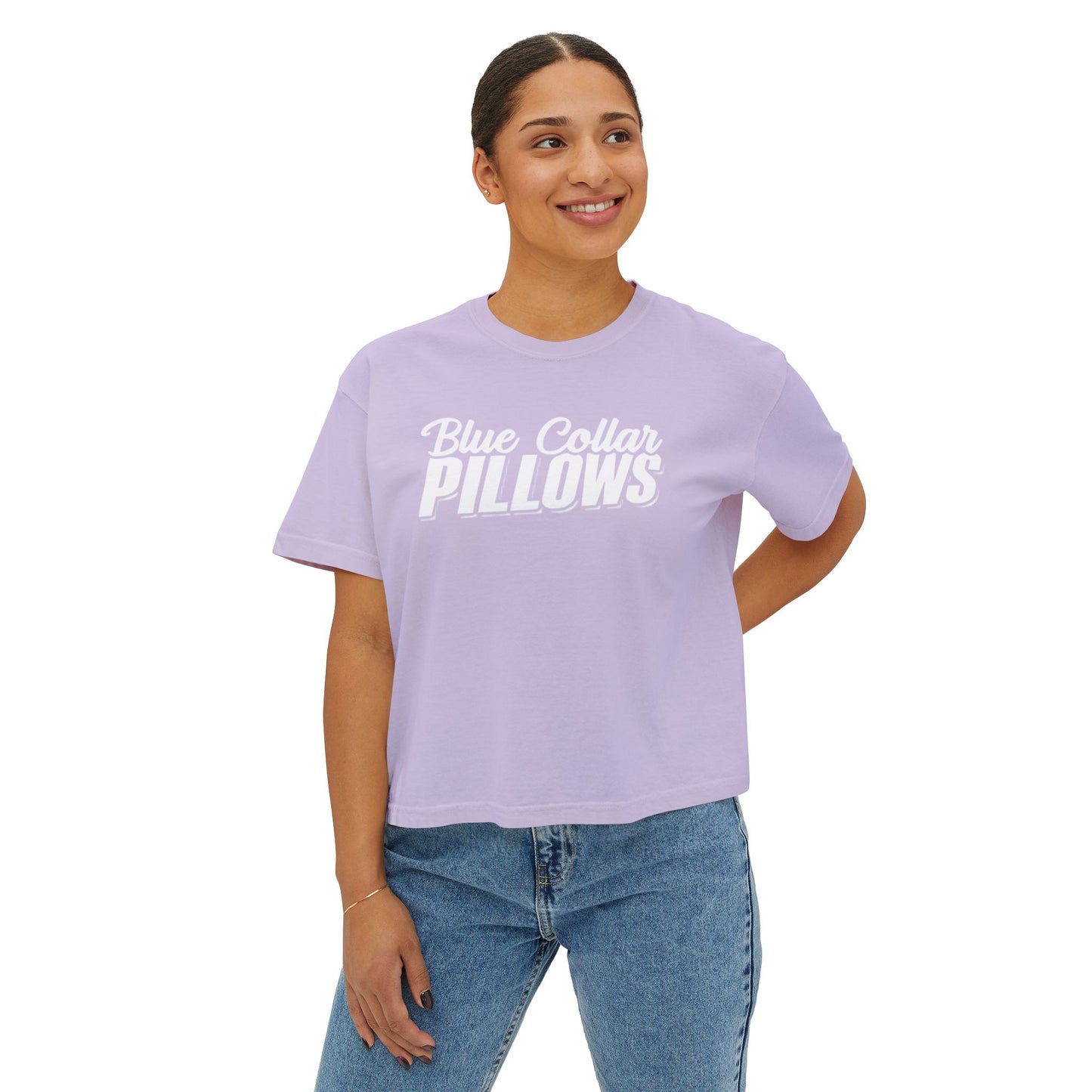 Blue Collar Pillows Women's Boxy Tee