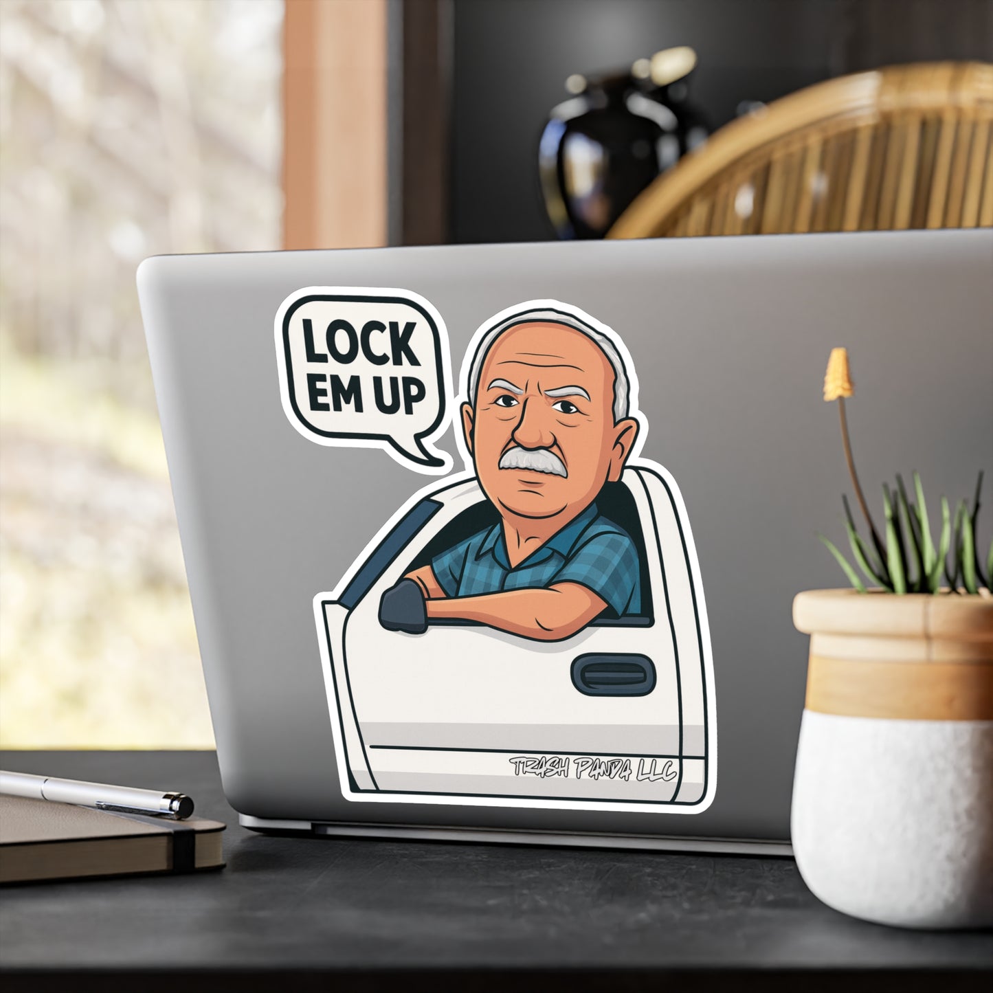 Lock Em Up Kiss-Cut Vinyl Decals