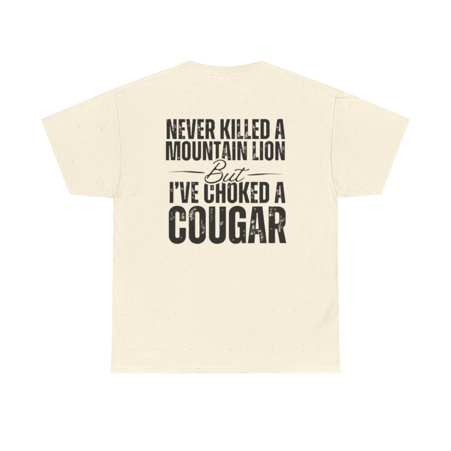 Choked A Cougar Unisex Heavy Cotton Tee