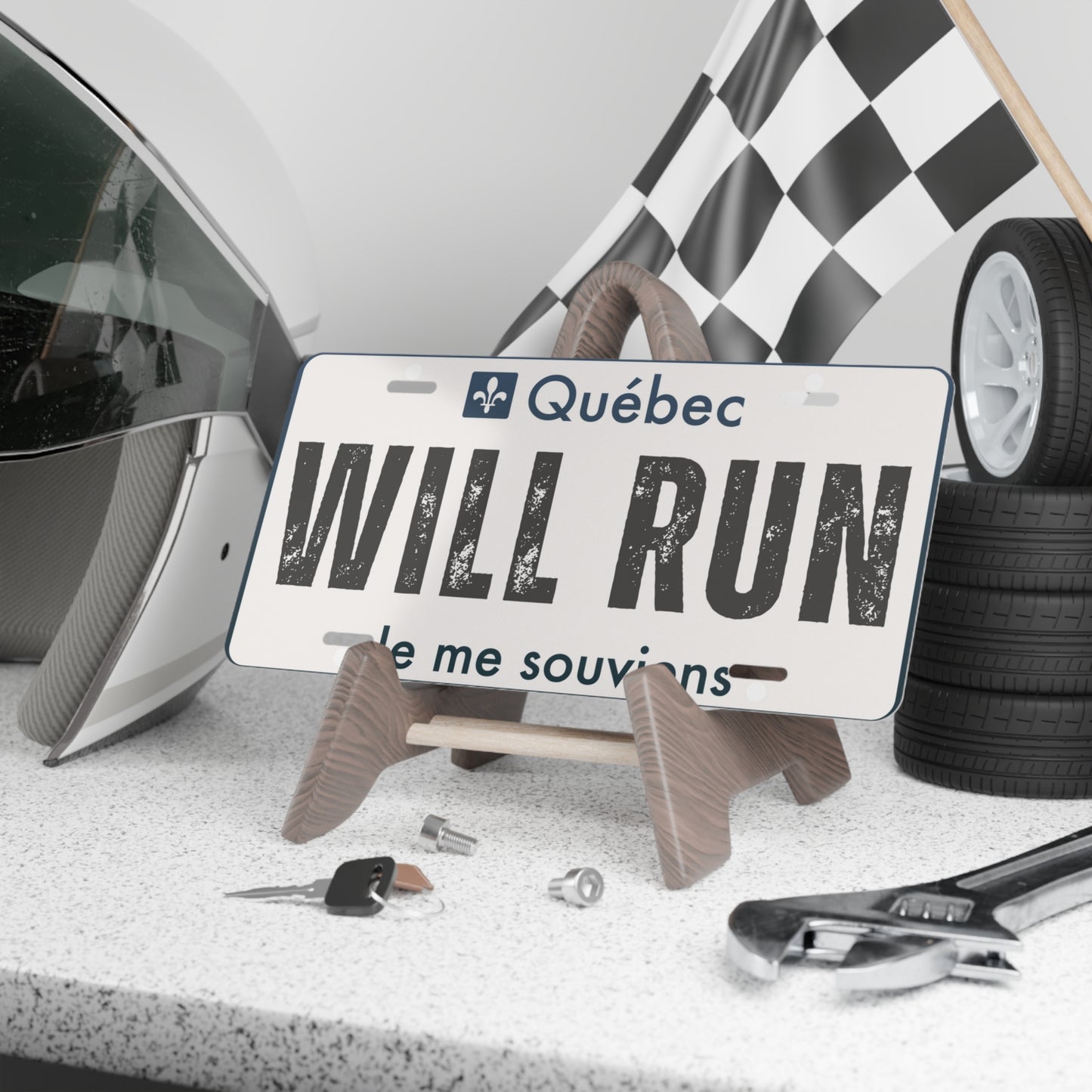 Will Run QC Vanity Plate
