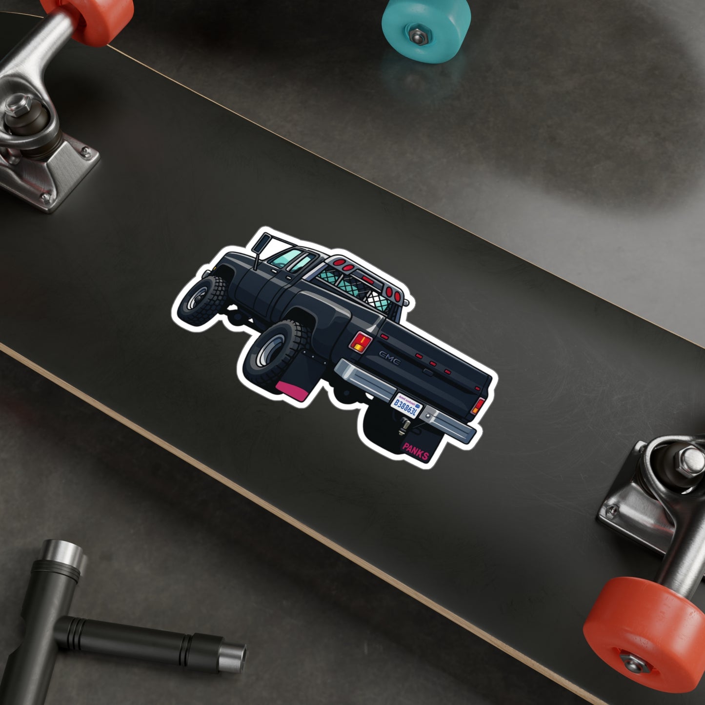 D Mathews Back Kiss-Cut Vinyl Decals