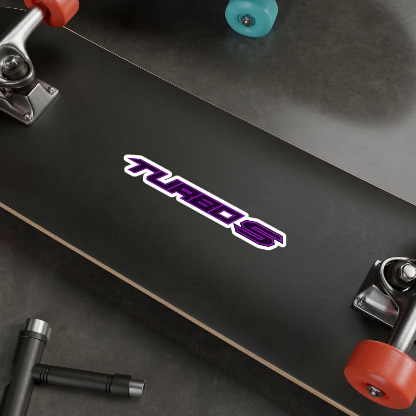 Turbo S Purp Vinyl Decal