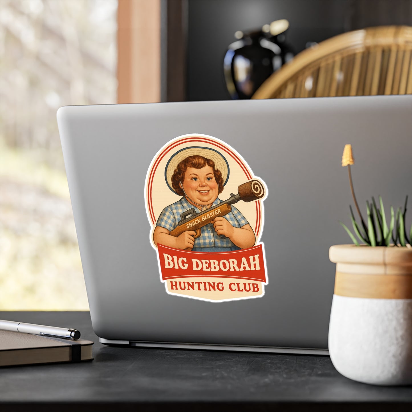 Big Deborah Hunting Club Vinyl Decal