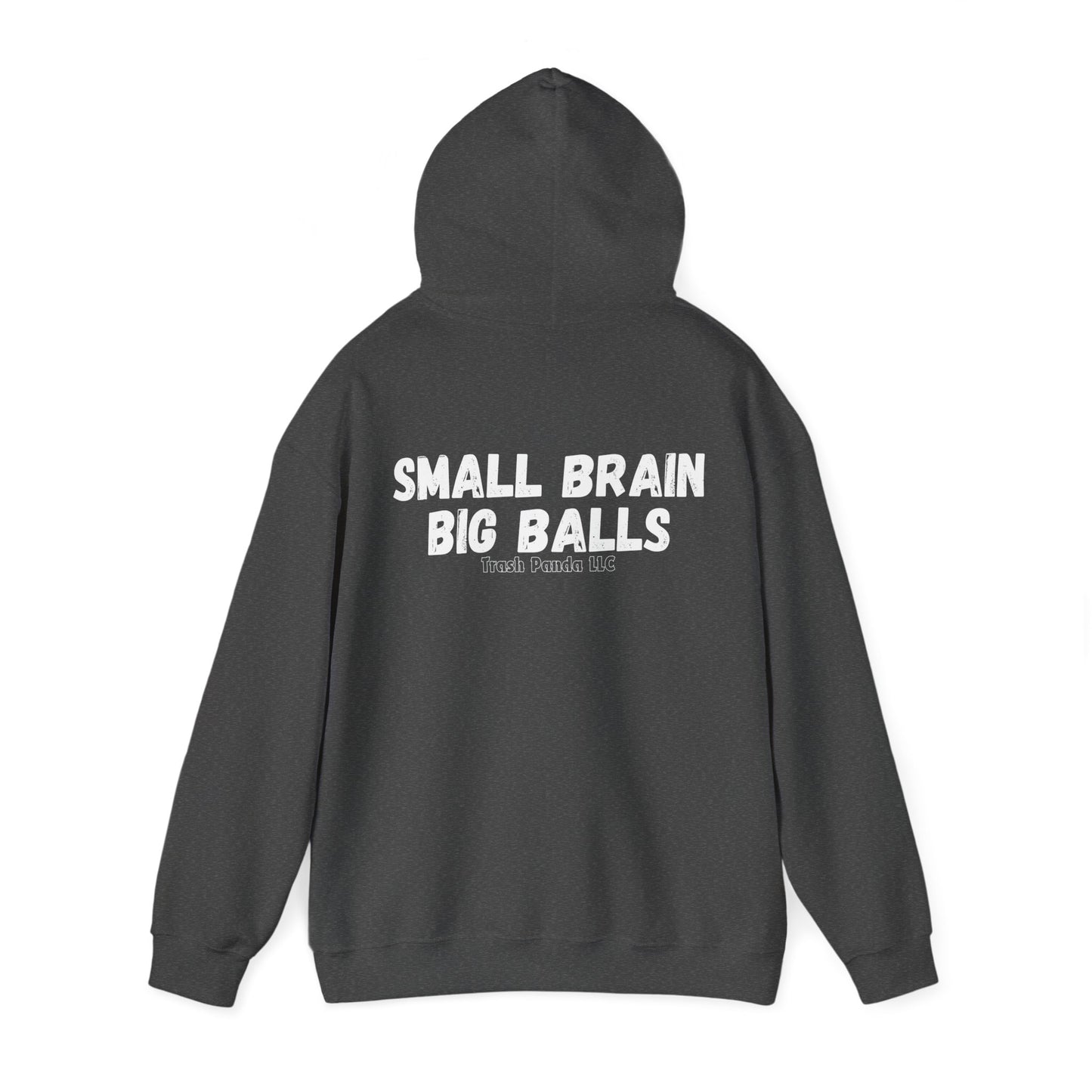 Small Brain Big Balls Unisex Heavy Blend™ Hooded Sweatshirt