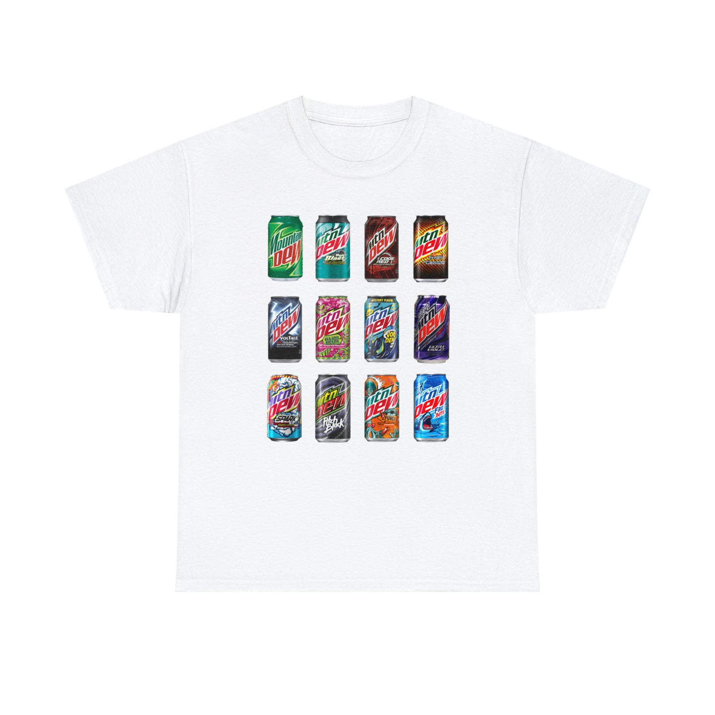 Mtn Dew Unisex Heavy Cotton Tee