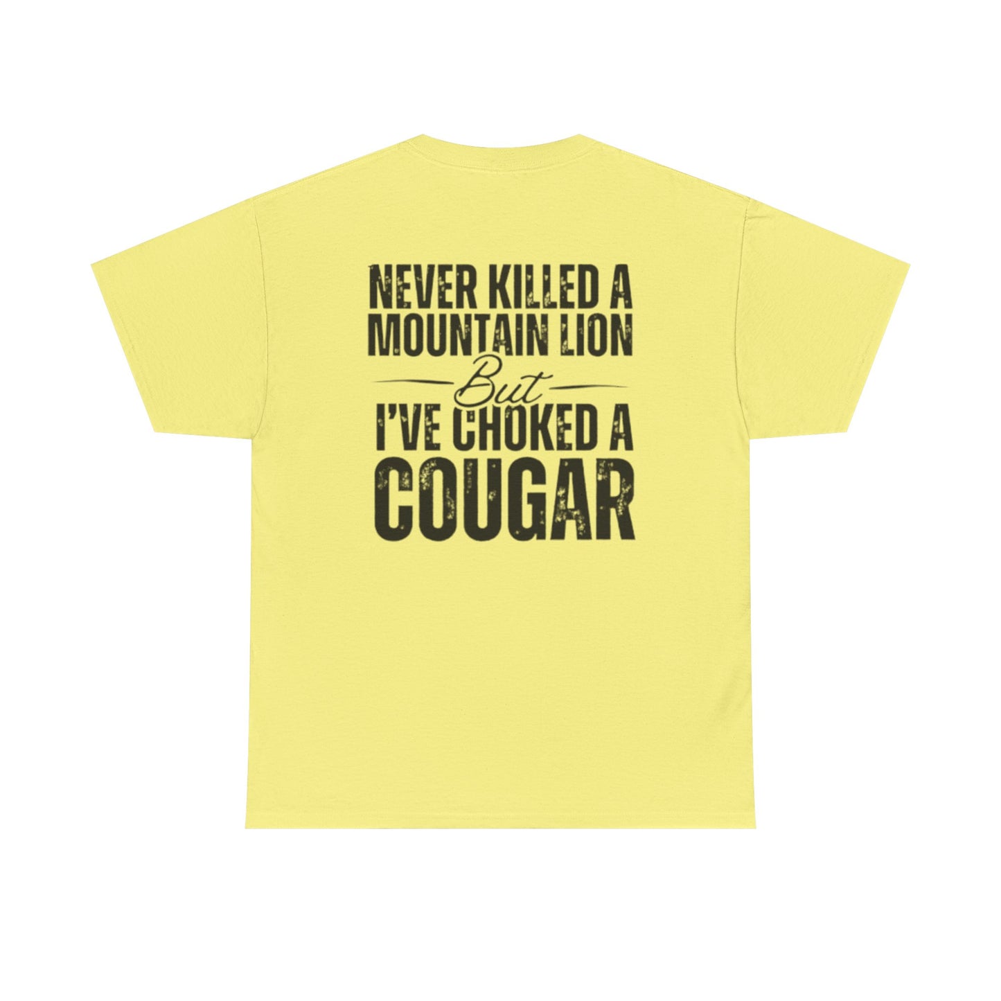 Choked A Cougar Unisex Heavy Cotton Tee