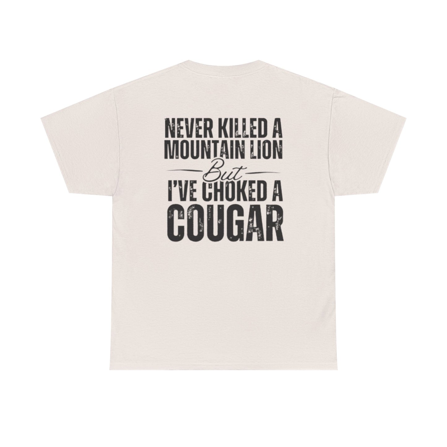 Choked A Cougar Unisex Heavy Cotton Tee