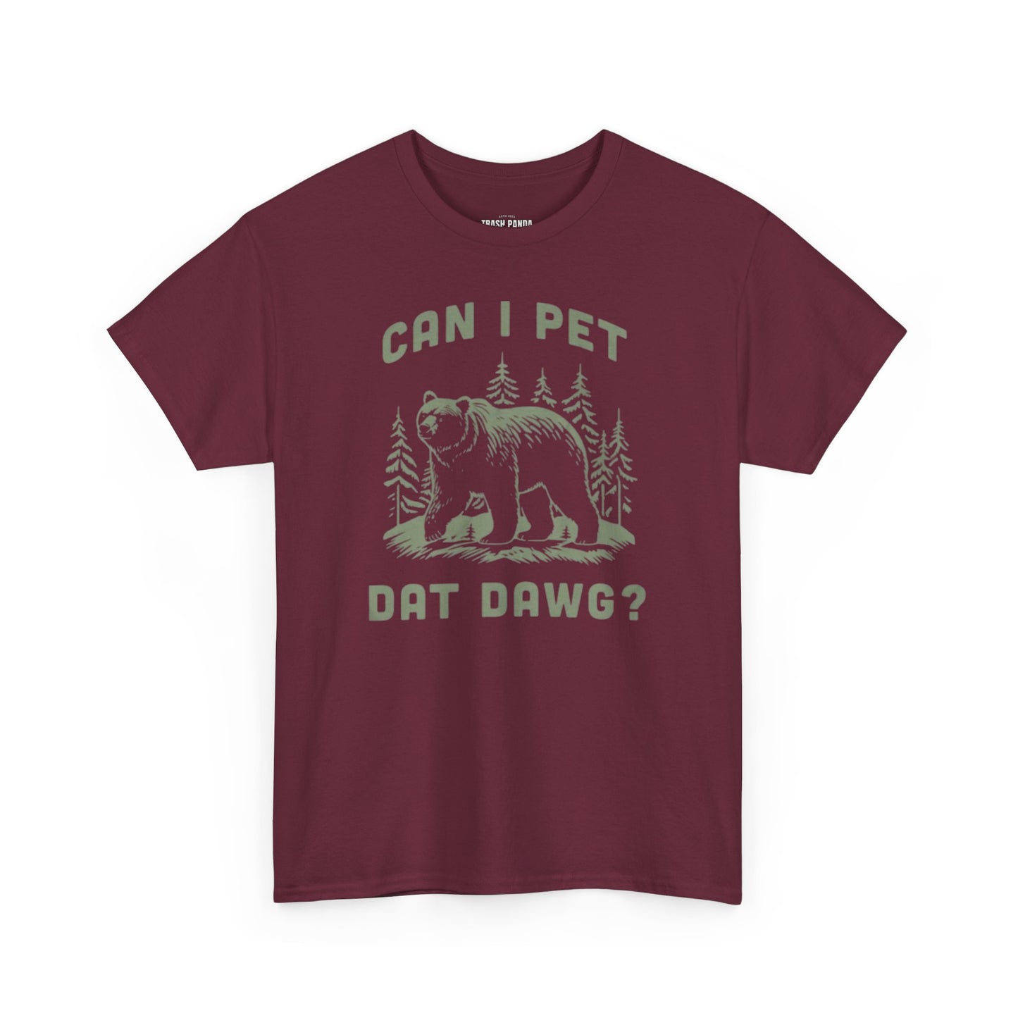 Can I Pet Dat Dawg? Unisex Heavy Cotton Tee