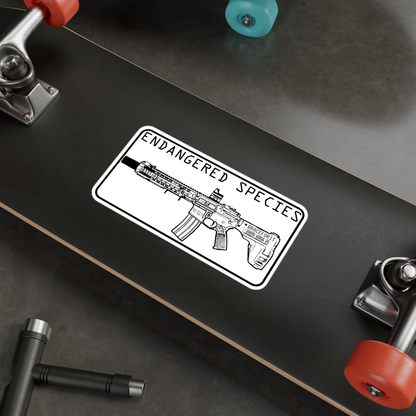 Endangered Species Vinyl Decal