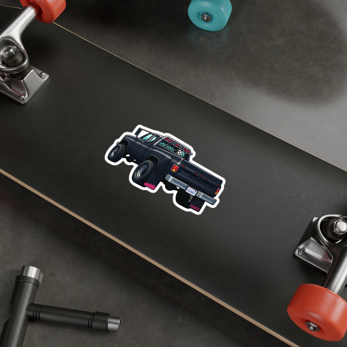 D Mathews Back Kiss-Cut Vinyl Decals