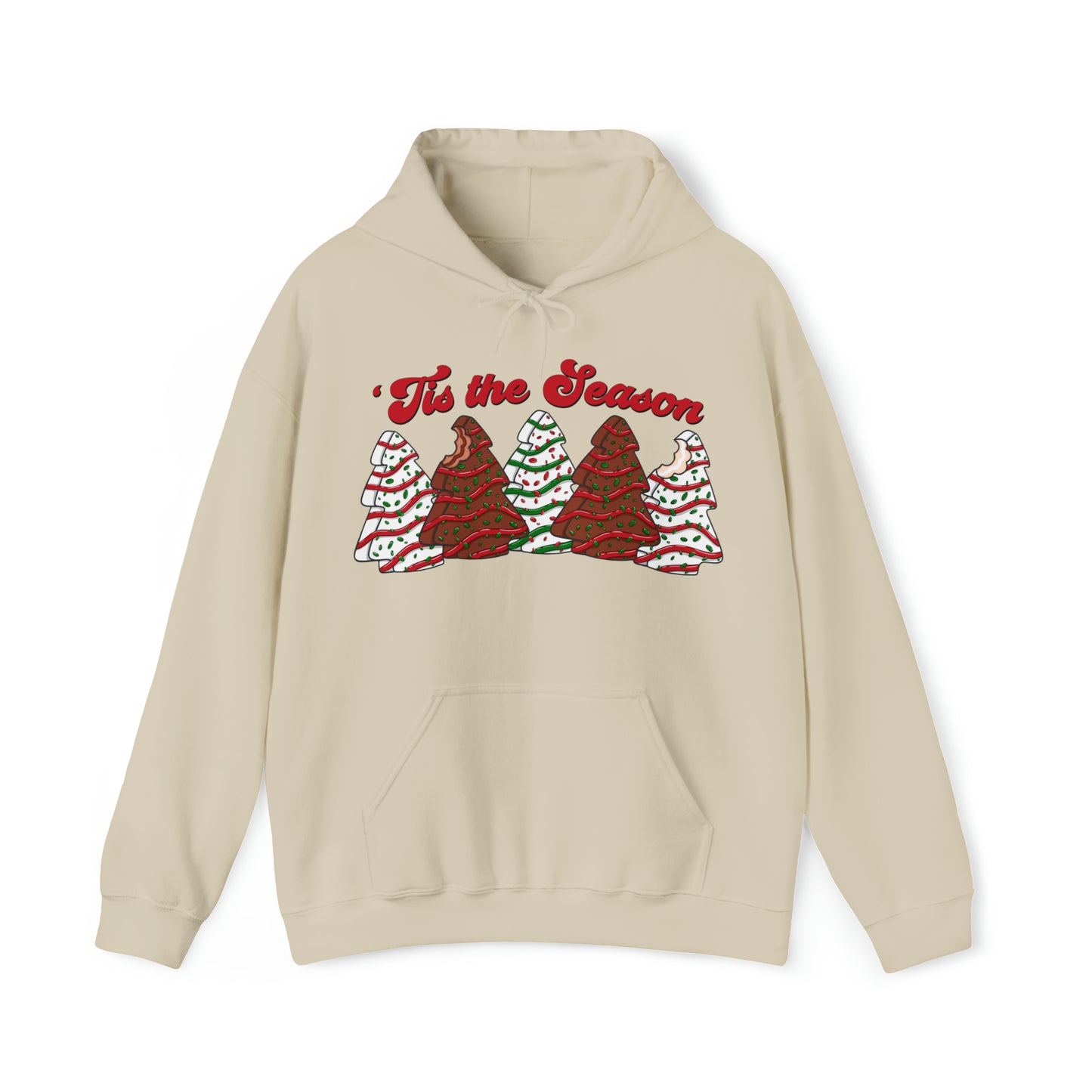 Tis The Season Christmas Tree Cake Unisex Heavy Blend™ Hooded Sweatshirt
