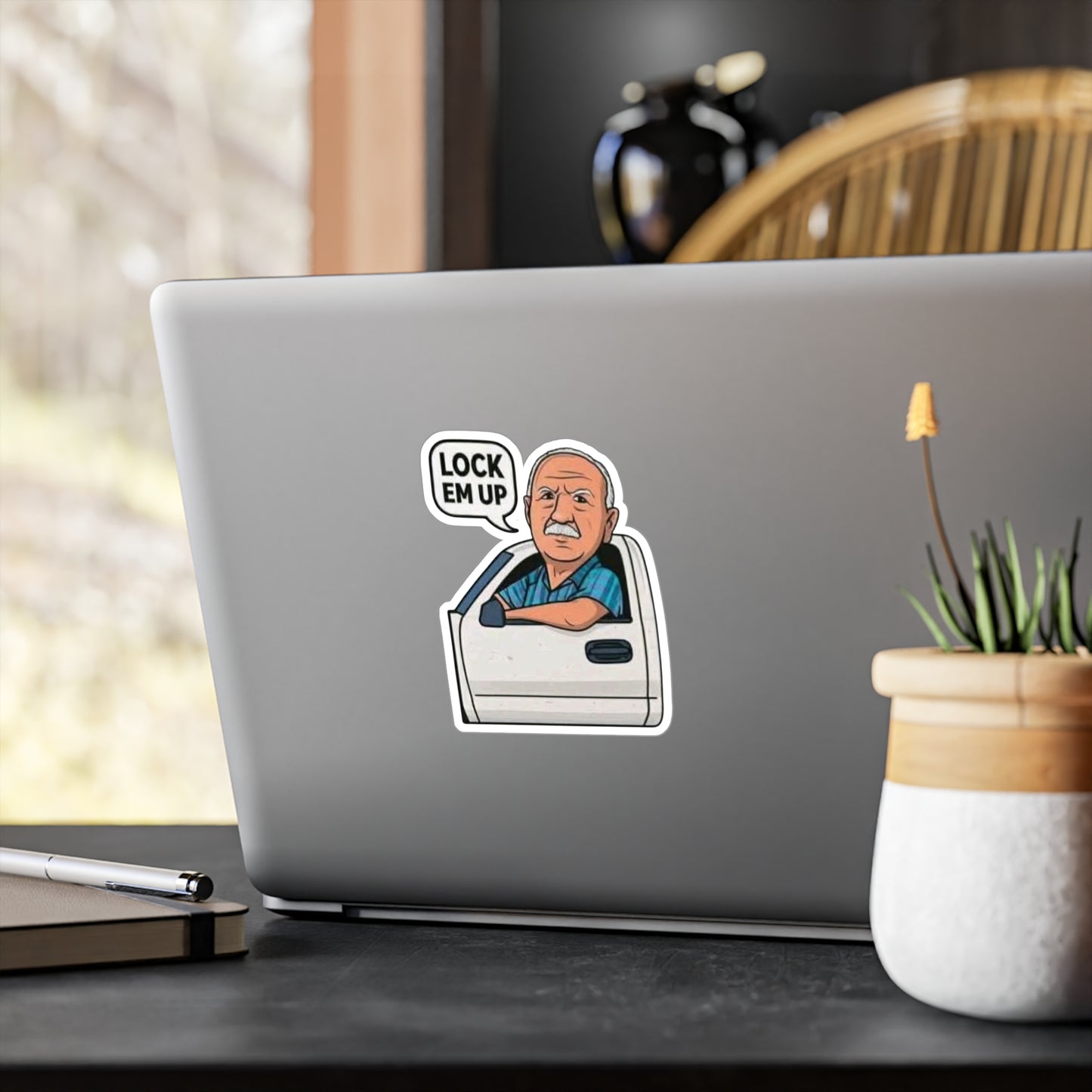Lock Em Up Kiss-Cut Vinyl Decals