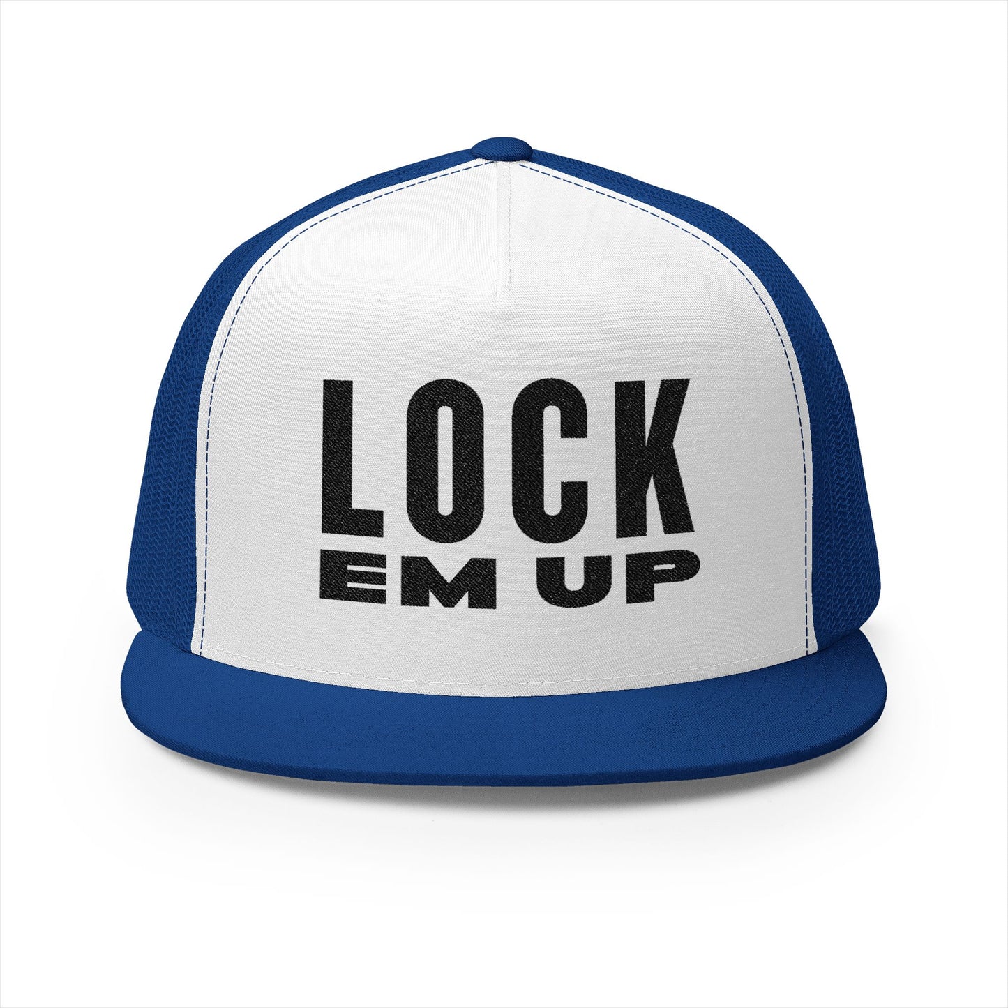 Lock Em Up 5 Panel Trucker Cap (Embroidery)