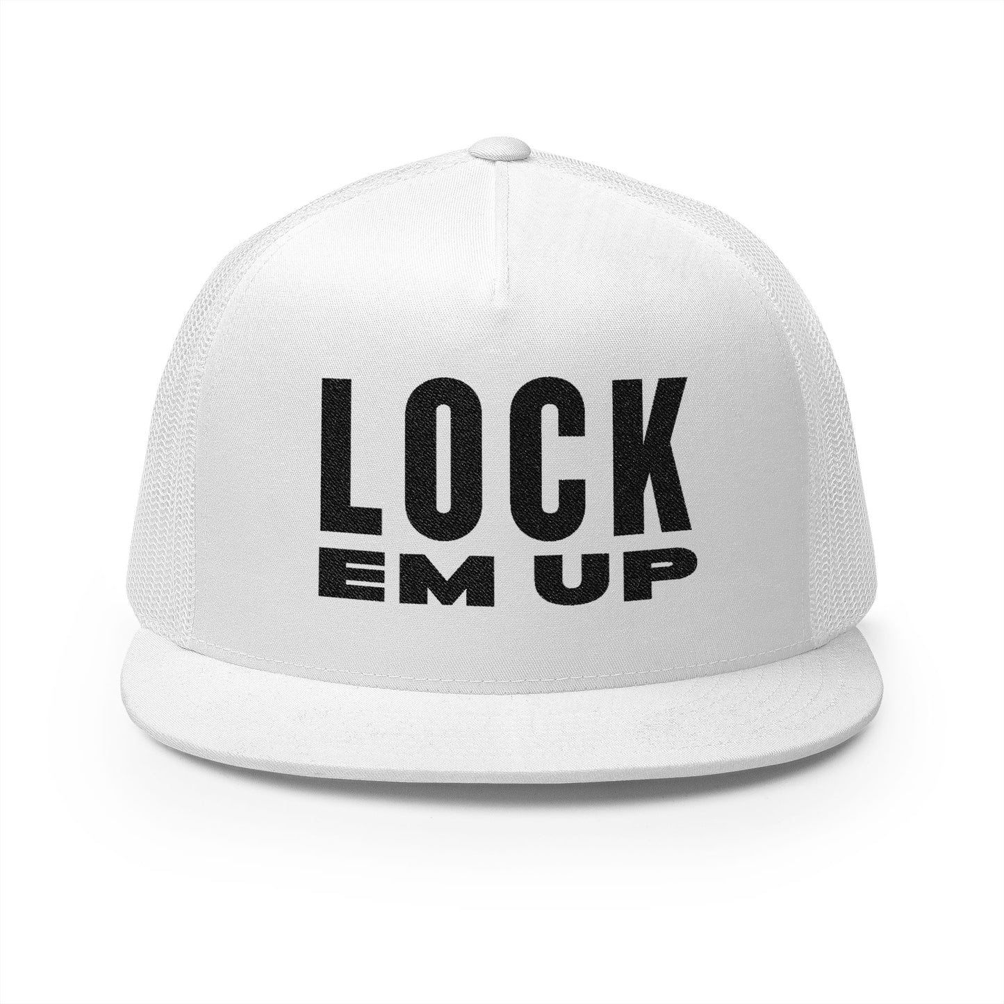 Lock Em Up 5 Panel Trucker Cap (Embroidery)