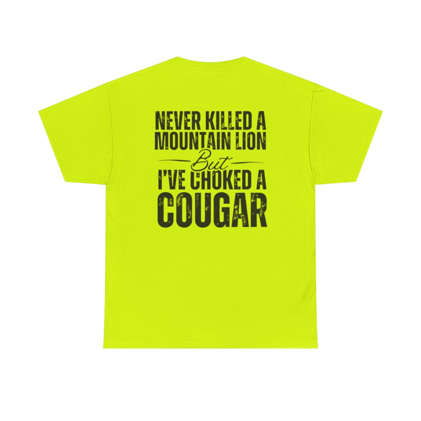 Choked A Cougar Unisex Heavy Cotton Tee