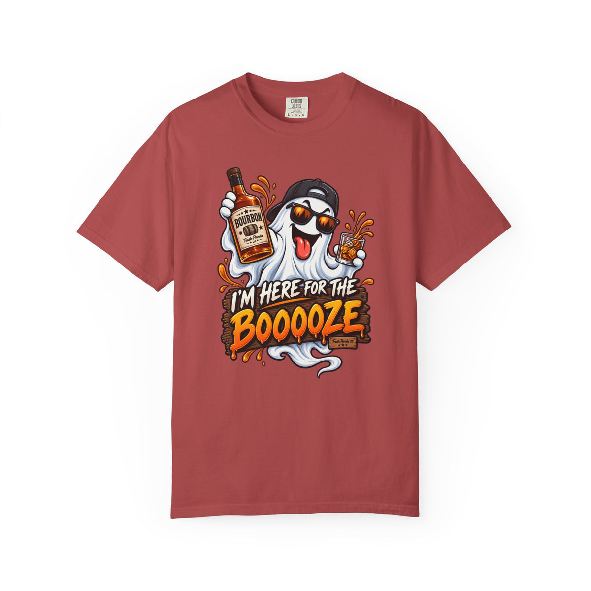 Here For The Booooze Bourbon (Fellas) Comfort Colors T-shirt