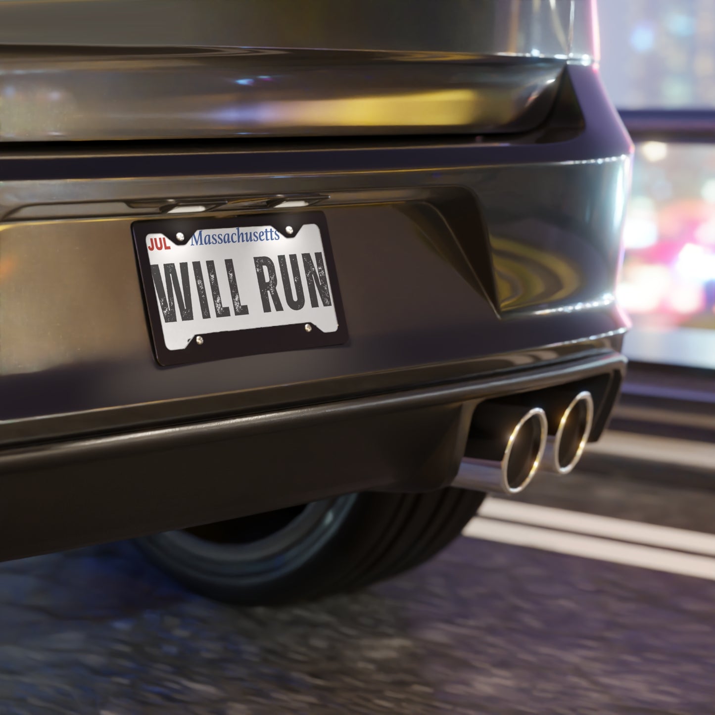 Will Run MA Vanity Plate