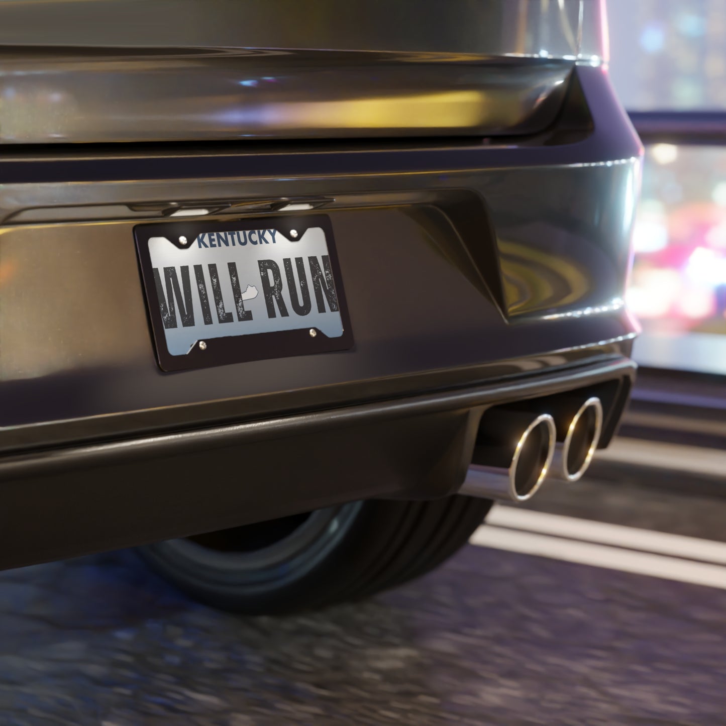 WILL RUN KY Vanity Plate