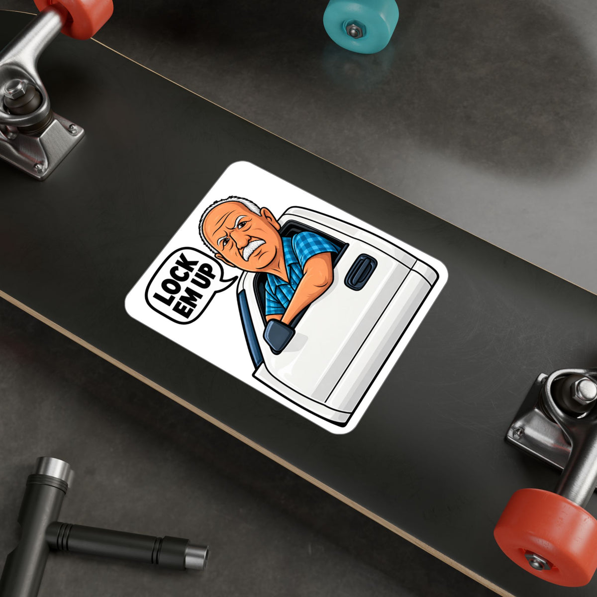 Lock Em Up Vinyl Decal