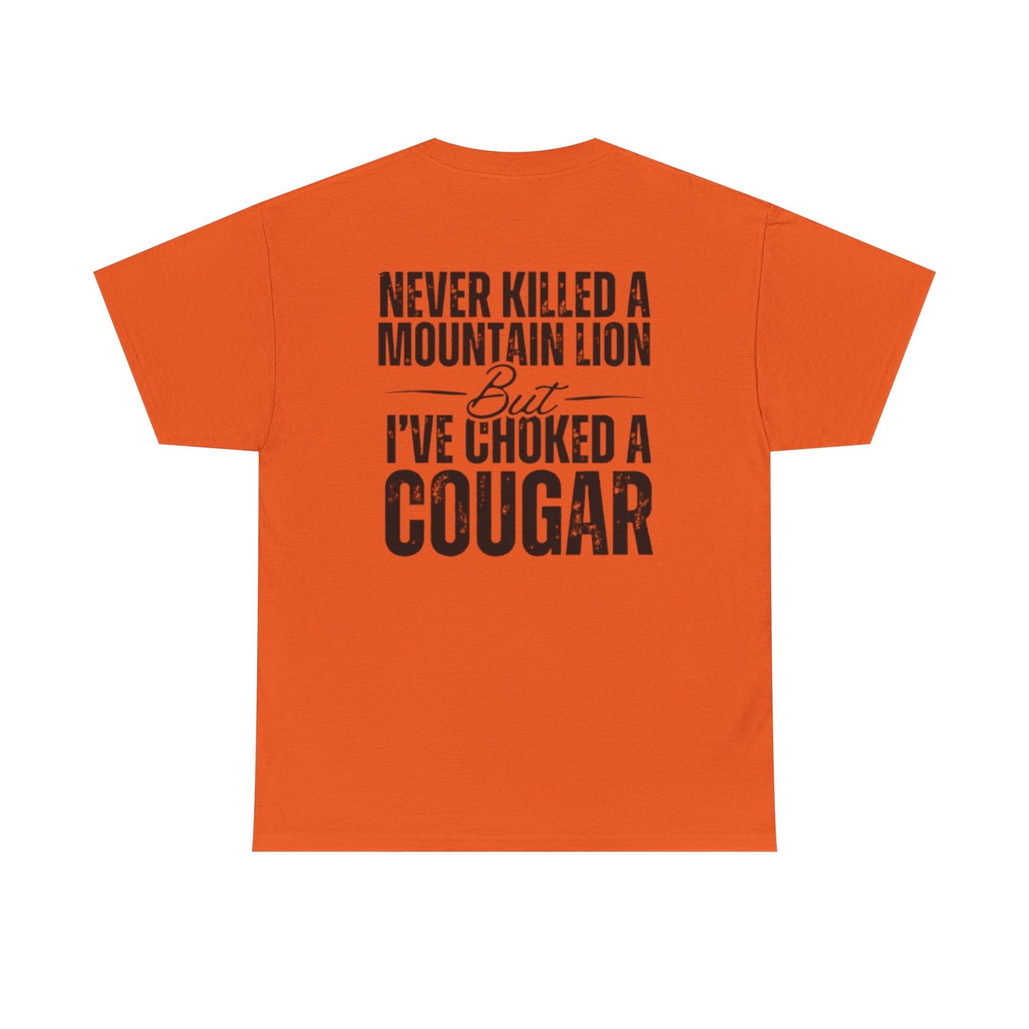 Choked A Cougar Unisex Heavy Cotton Tee