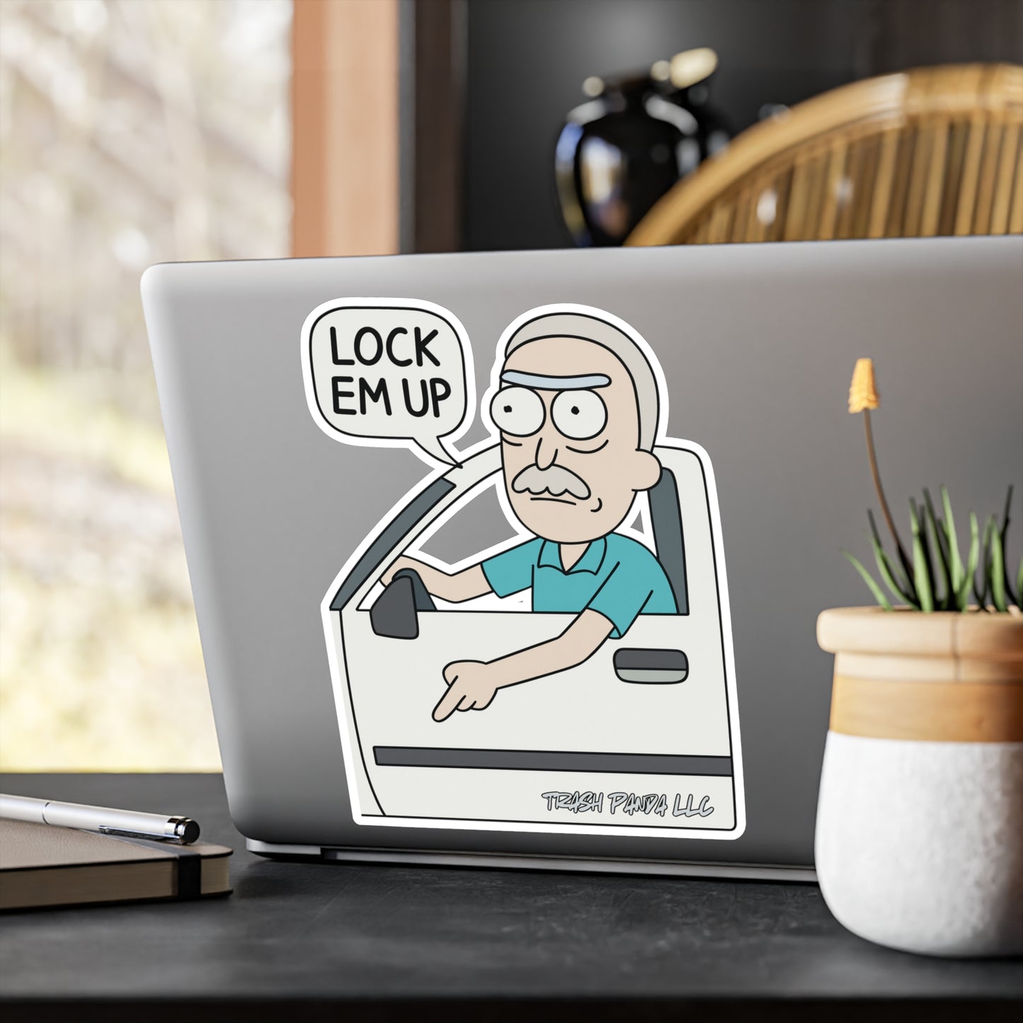 Lock Em Up Rick & Morty Vinyl Decals