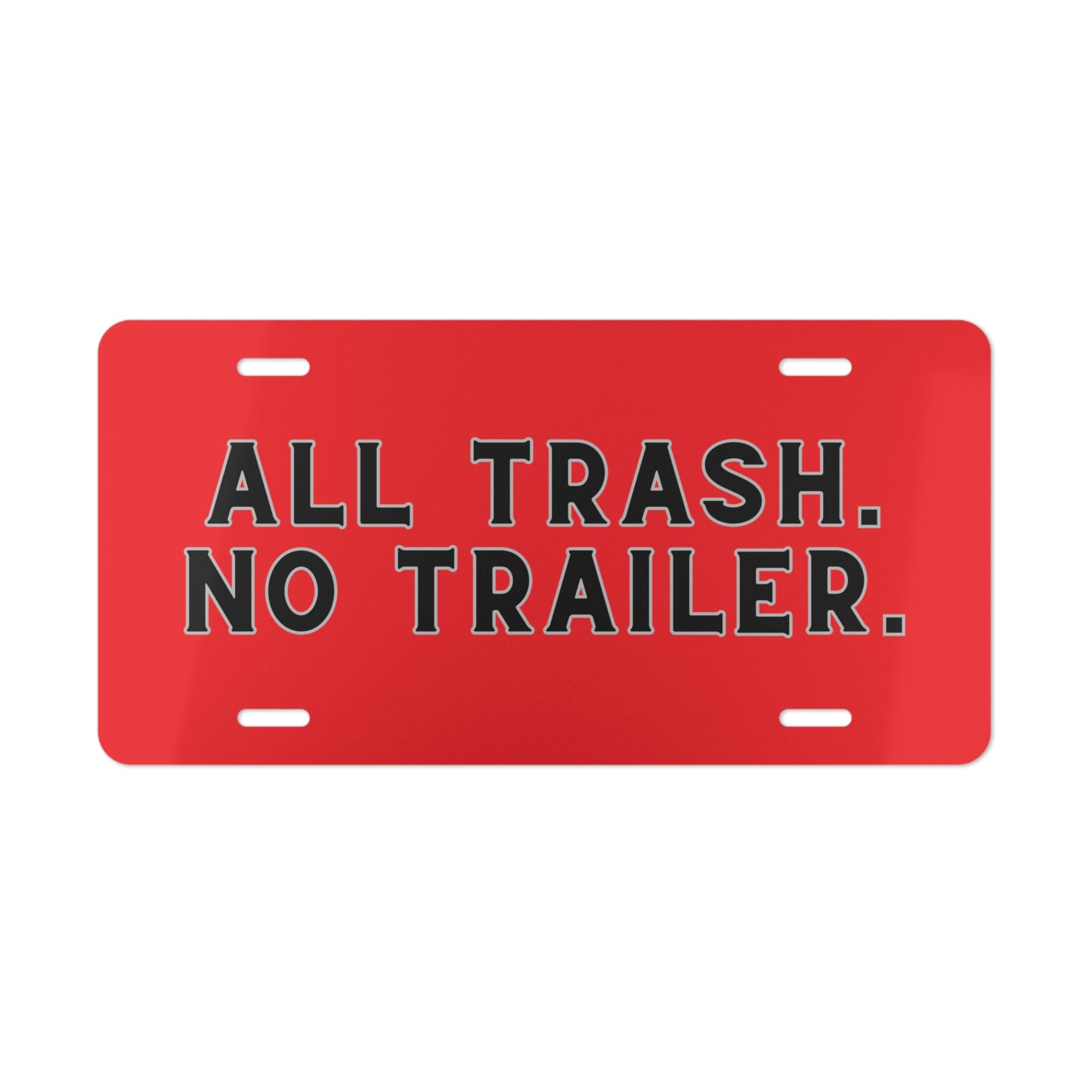 ATNT Red Vanity Plate