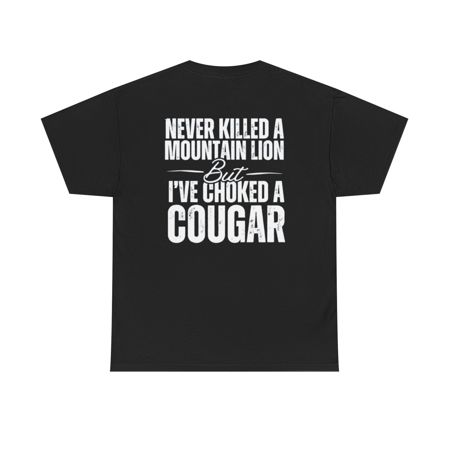 Choked A Cougar Unisex Heavy Cotton Tee