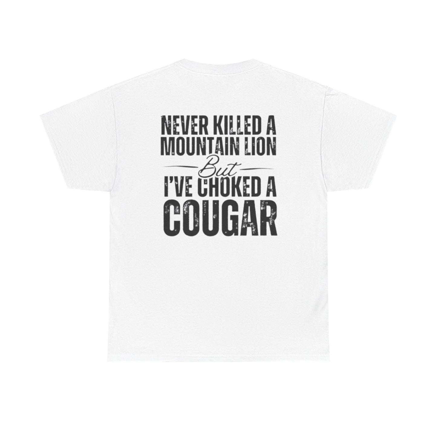 Choked A Cougar Unisex Heavy Cotton Tee