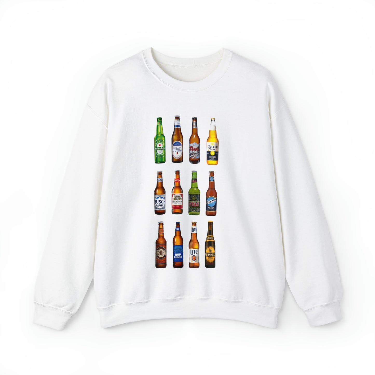 Beer Bottle Sweatshirt Unisex Heavy Blend™ Crewneck Sweatshirt