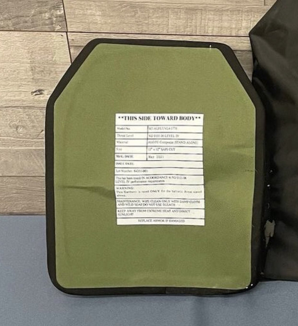 Archangel 2.0 FULL KIT Armor COMBO PACKAGE LIGHTWEIGHT LEVEL IV (2) 10x12 Front/Back Plates (2) 6x8 Side Plates, Archangel Placard (Level IIIA)