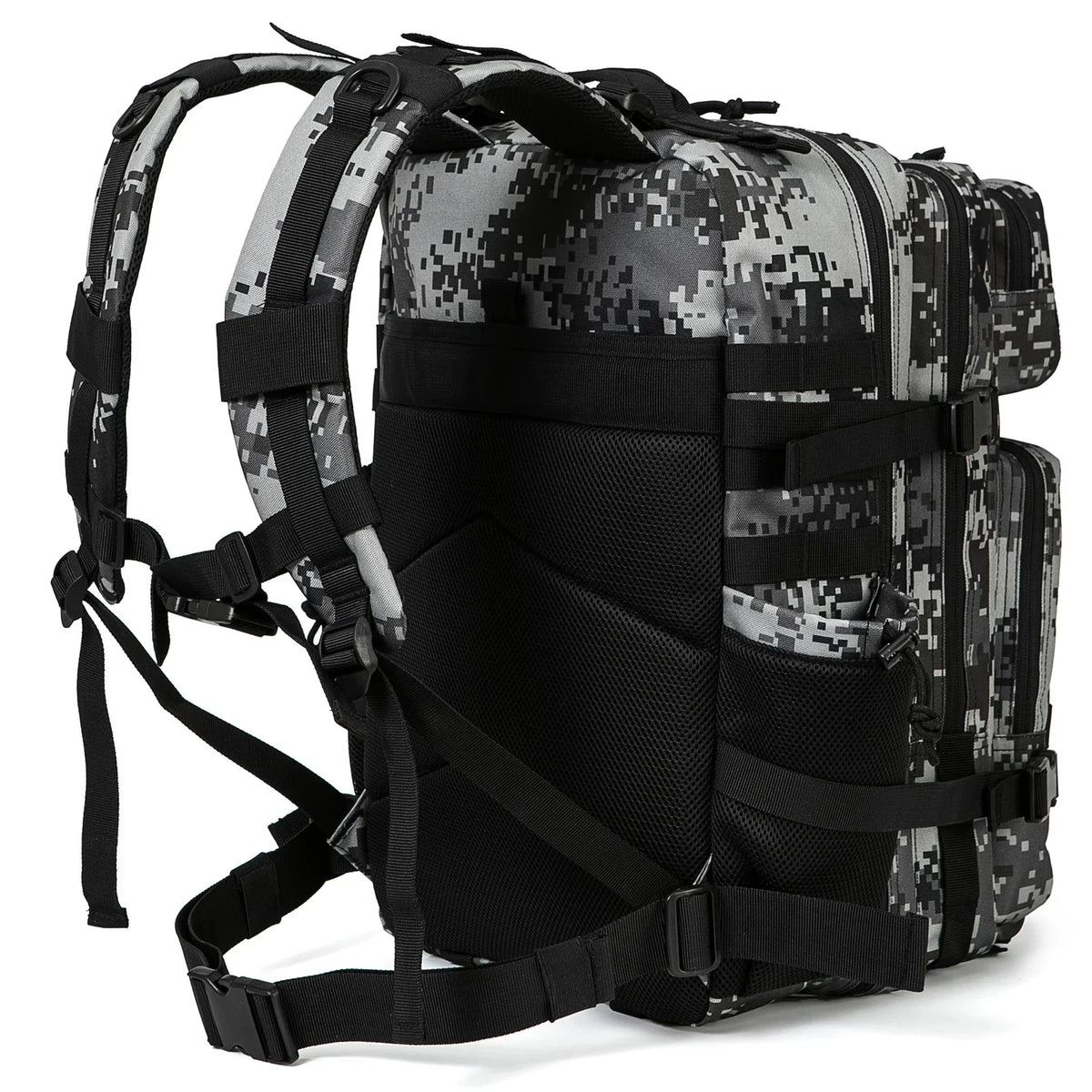 45L Tactical Backpack survival Bag Hunting MOLLE Backpack GYM For Men EDC Outdoor Hiking Rucksack Witch Bottle Holder