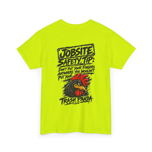 Jobsite Safety Tip Heavy Cotton Tee