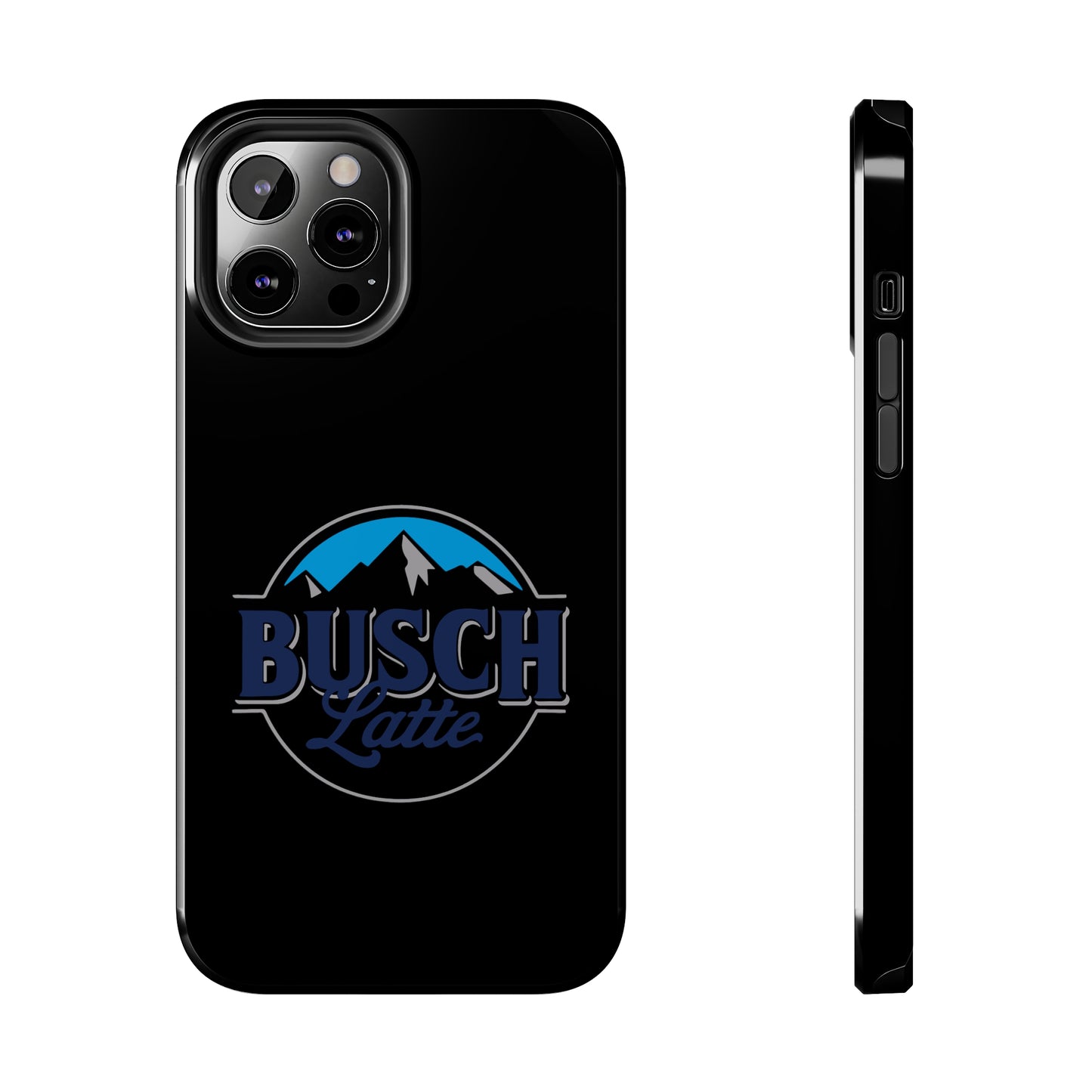 Busch Latte Blk Tough iPhone Cases