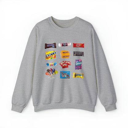 Halloween Candy Sweatshirt Unisex Heavy Blend™ Crewneck Sweatshirt