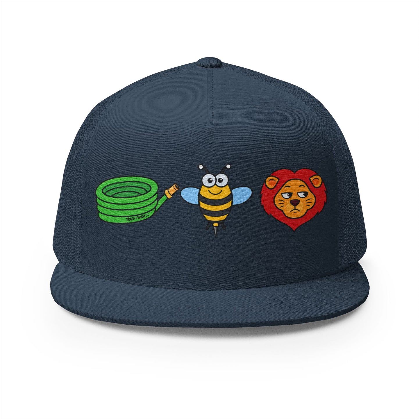 Hose Bee Lion 5 Panel Trucker Cap (Printed)