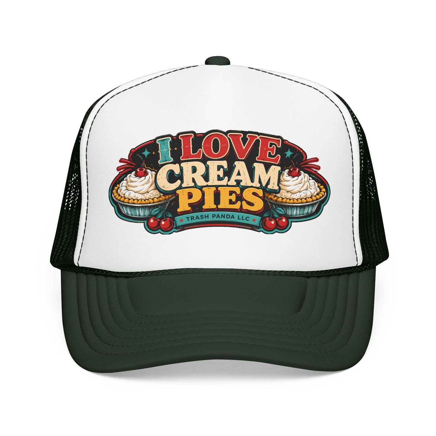 Cream Pies Foam Trucker Hat (Printed)