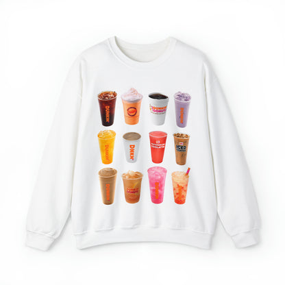 Dunkin' Coffee Sweatshirt Unisex Heavy Blend™ Crewneck Sweatshirt