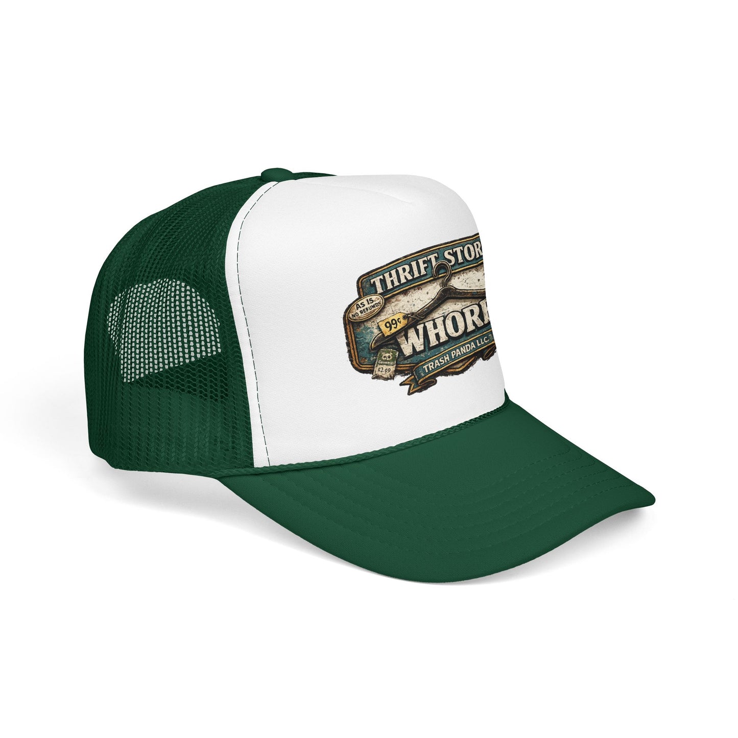 Thrift Store Wh*re Foam Trucker Hat (Printed)