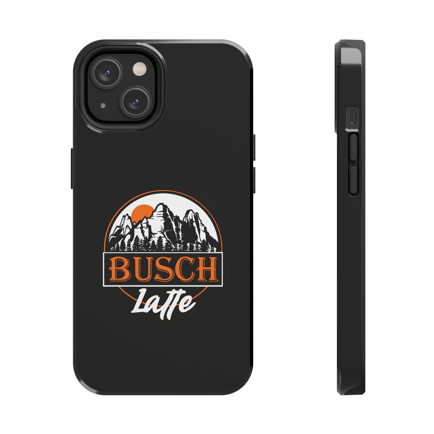 Busch Latte Orange Tough iPhone Cases