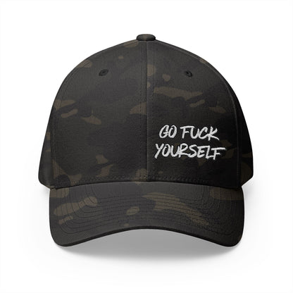 Go F Yourself Embroidered FlexFit Hat