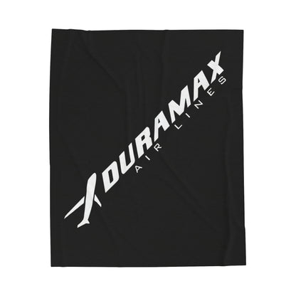 Dmax Airlines Velveteen Plush Truck Blanket