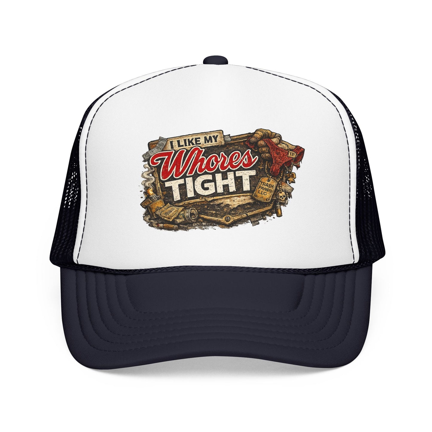I Like My W Tight Foam Trucker Hat (Printed)