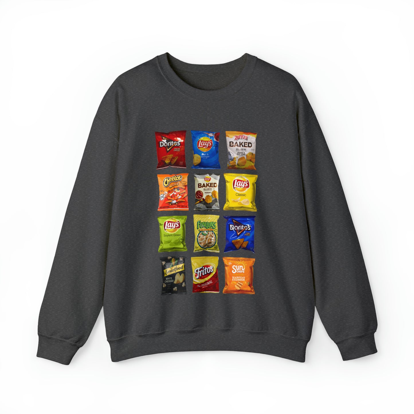 Snack Chips Sweatshirt Unisex Heavy Blend™ Crewneck Sweatshirt