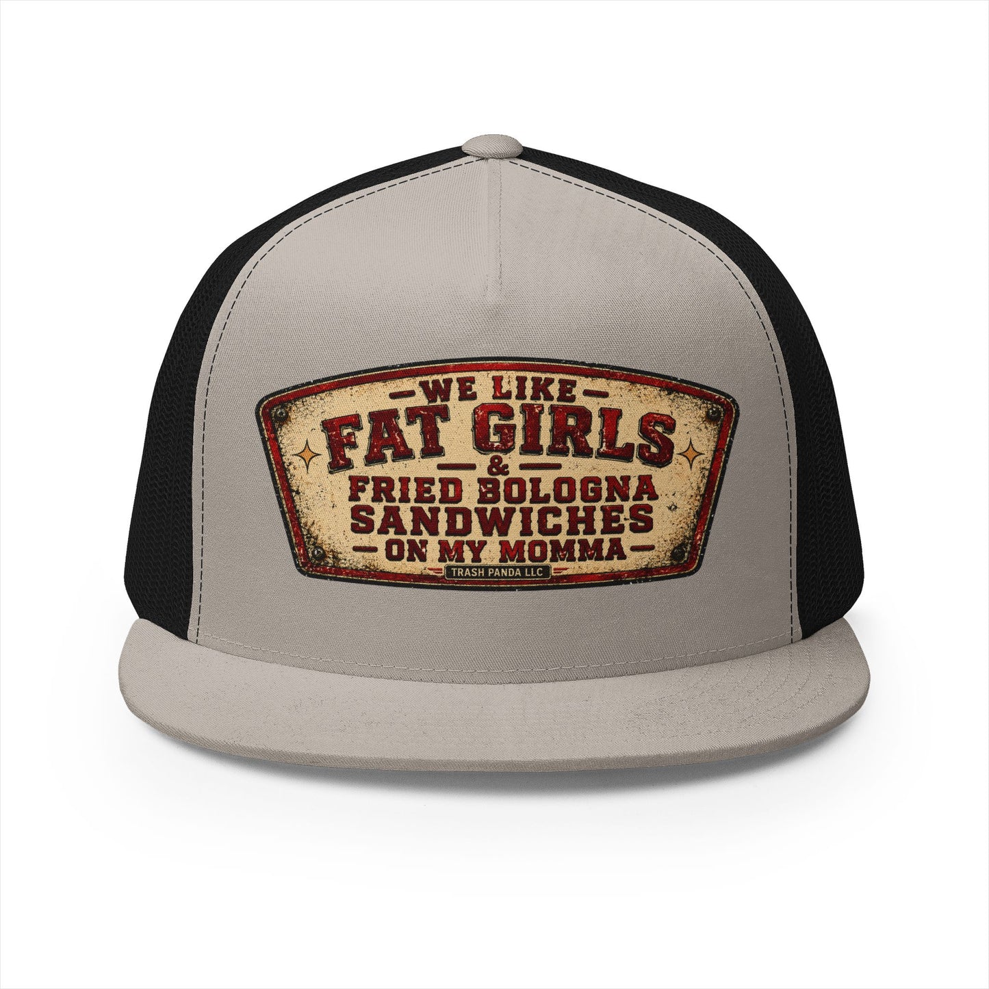 On My Momma 5 Panel Trucker Cap (Printed)